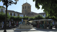 Plaza Mayor de Galera, en Granada (España)